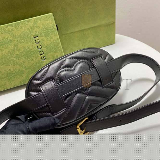G*u*i marmont quilted leather belt bag 476434  (18*11*15cm)